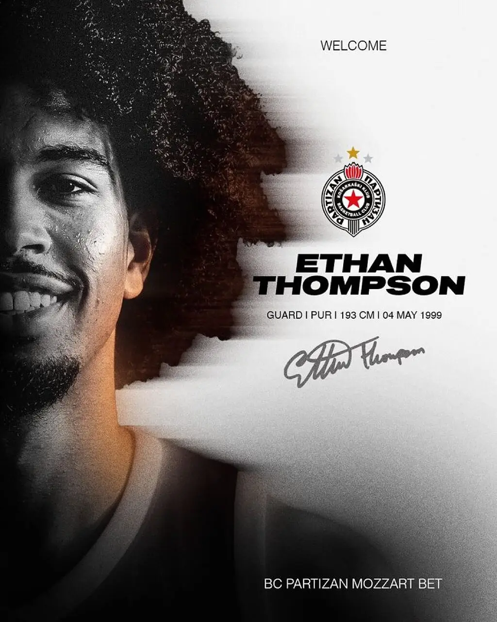 Ethan Thompson al Partizan