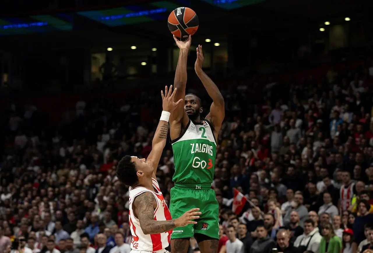 Keenan Evans ai London Lions via Zalgiris