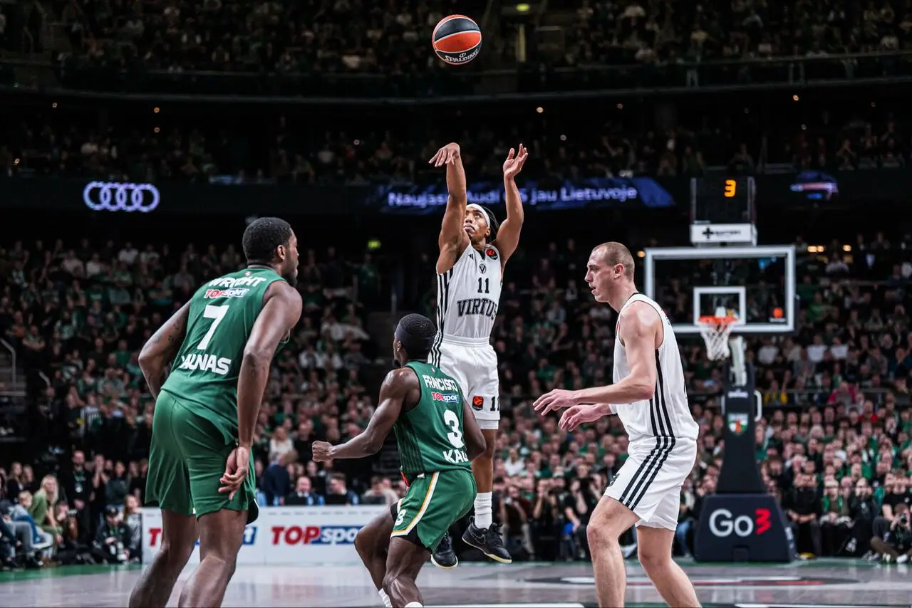 Brandon Taylor in azione con la Virtus