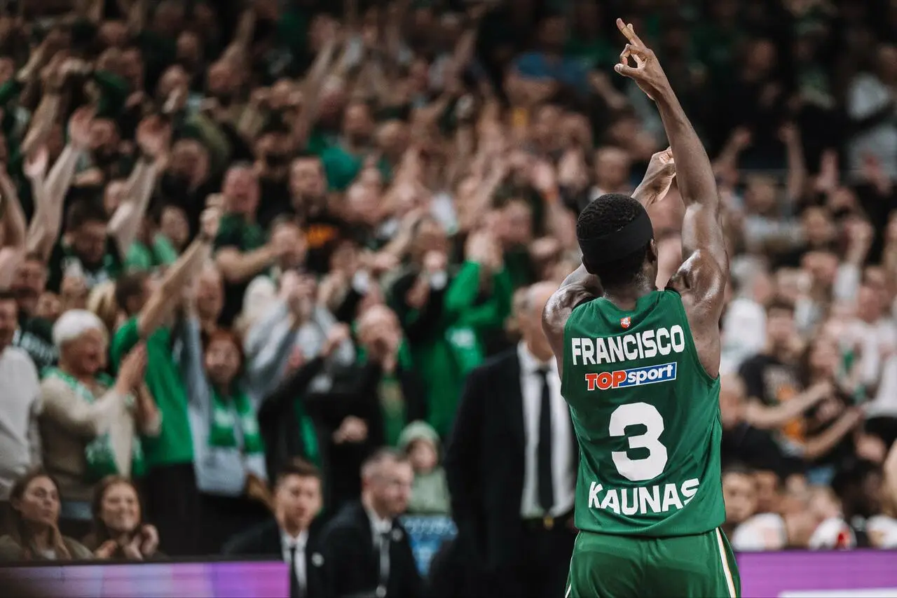 Sylvain Francisco in azione con lo Zalgiris