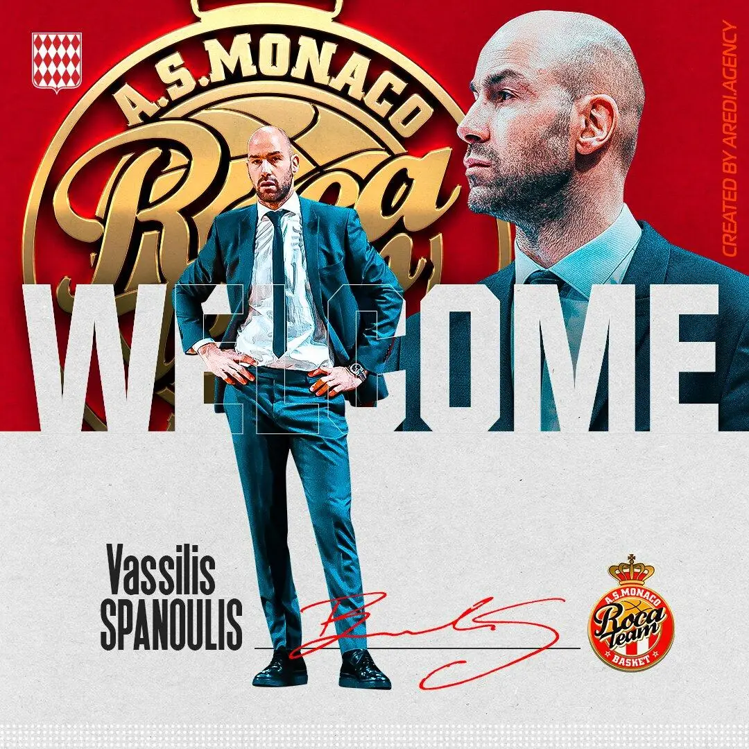 L'annuncio di Vassilis Spanoulis come coach del Monaco