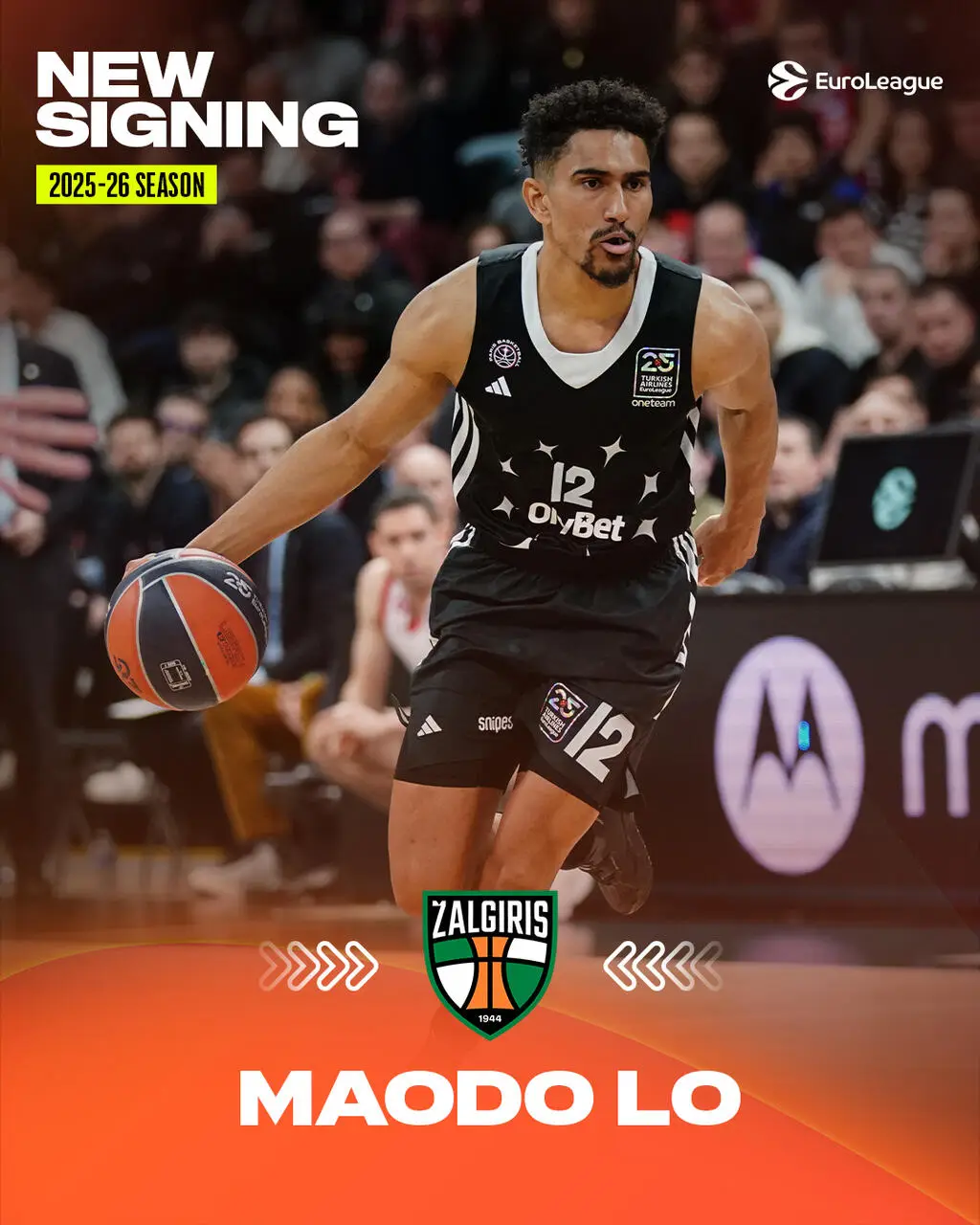 Lo ufficiale allo Zalgiris