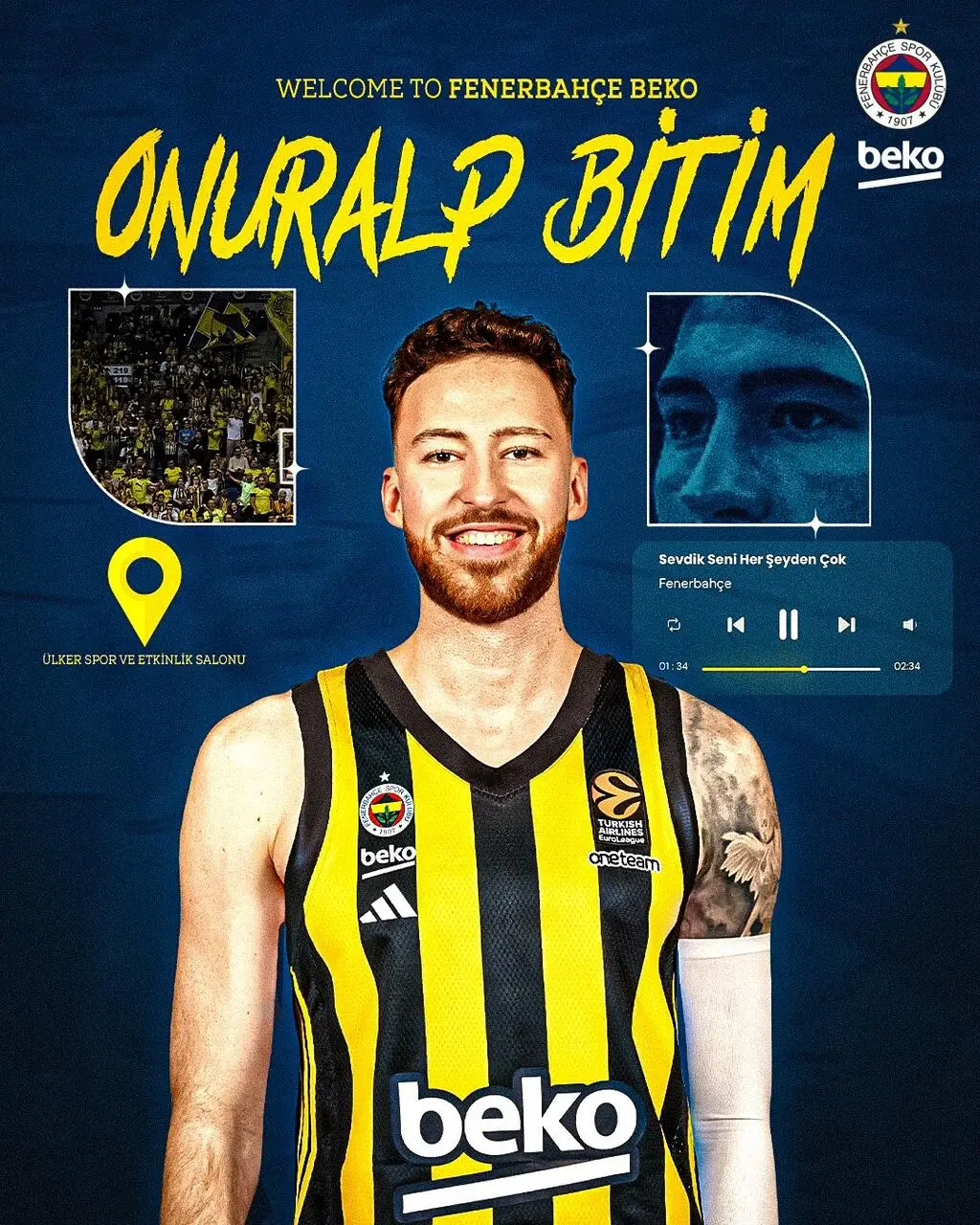L'annuncio di Onuralp Bitim al Fenerbahçe