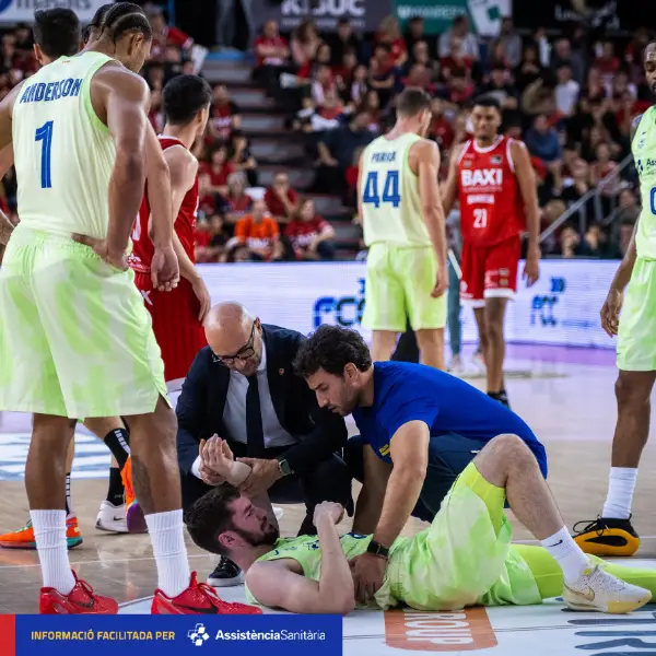 Dario Brizuela infortunato a Manresa