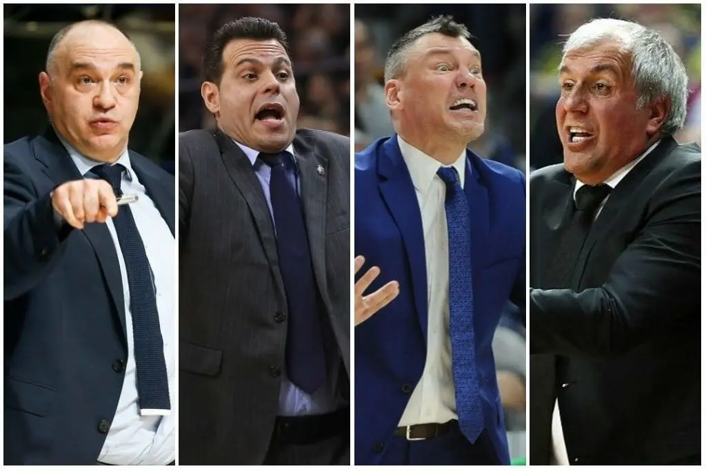 Laso, Itoudis, Jasikevicius e Obradovic