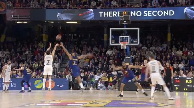 Barca vs Real, la tripla del pareggio di Campazzo