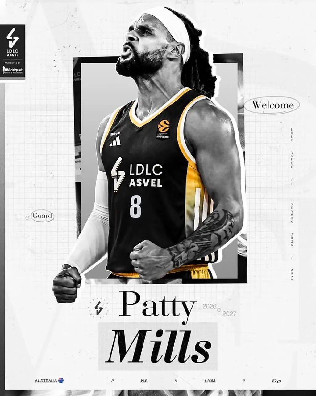 Patty Mills all’ASVEL