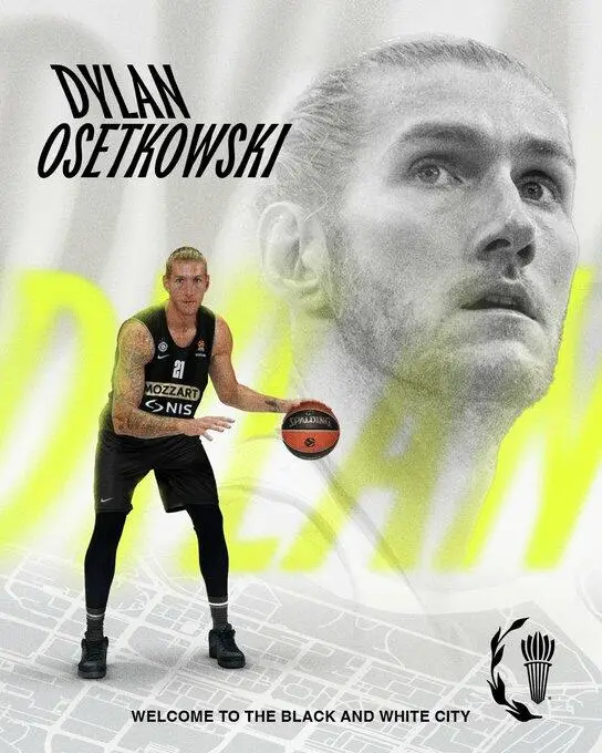 Ufficialità di Osetkowski al Partizan