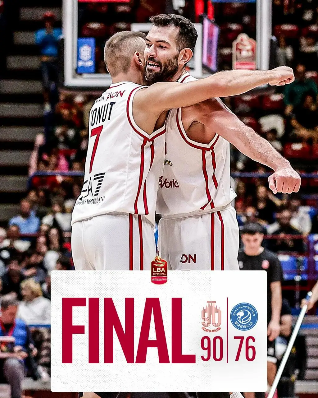 Milano vince la seconda Supercoppa consecutiva
