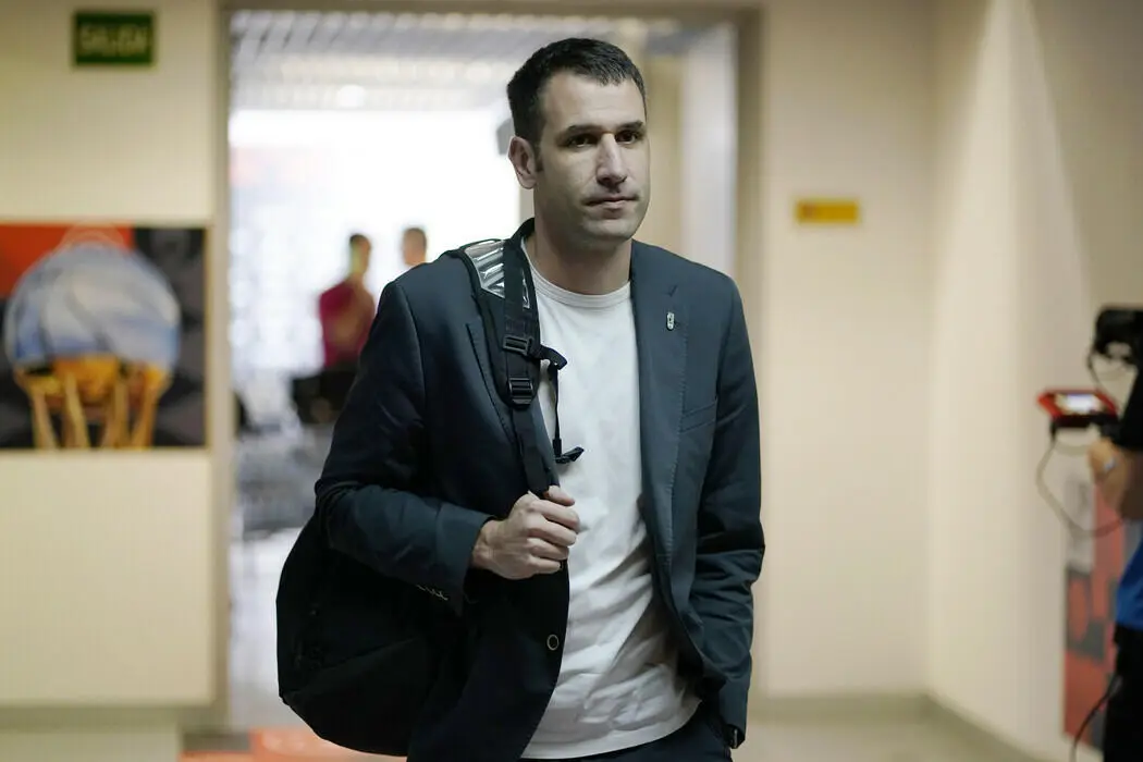 Dani Miret nella pancia della Gran Canaria Arena