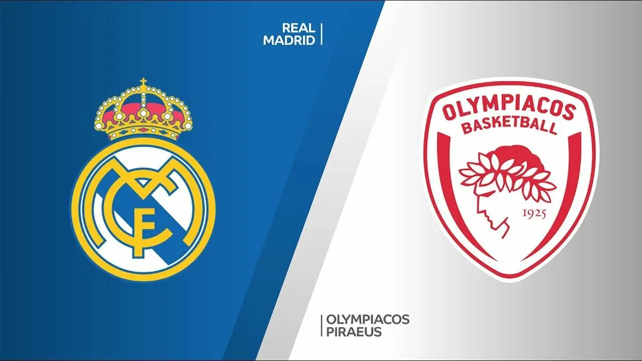 Real Madrid v Olympiacos, la grande sfida del Round 2 di Eurolega