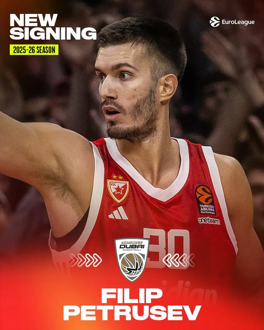 Petrusev a Dubai - Euroleague X
