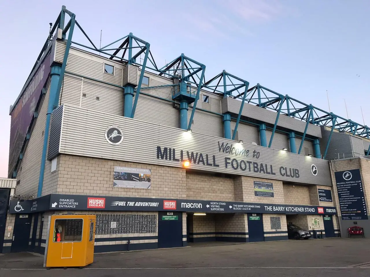 Lo stadio del Millwall