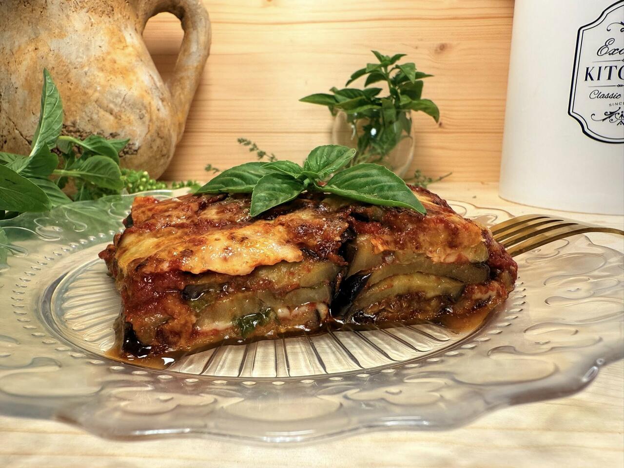 parmigiana di melanzane in friggitrice ad aria