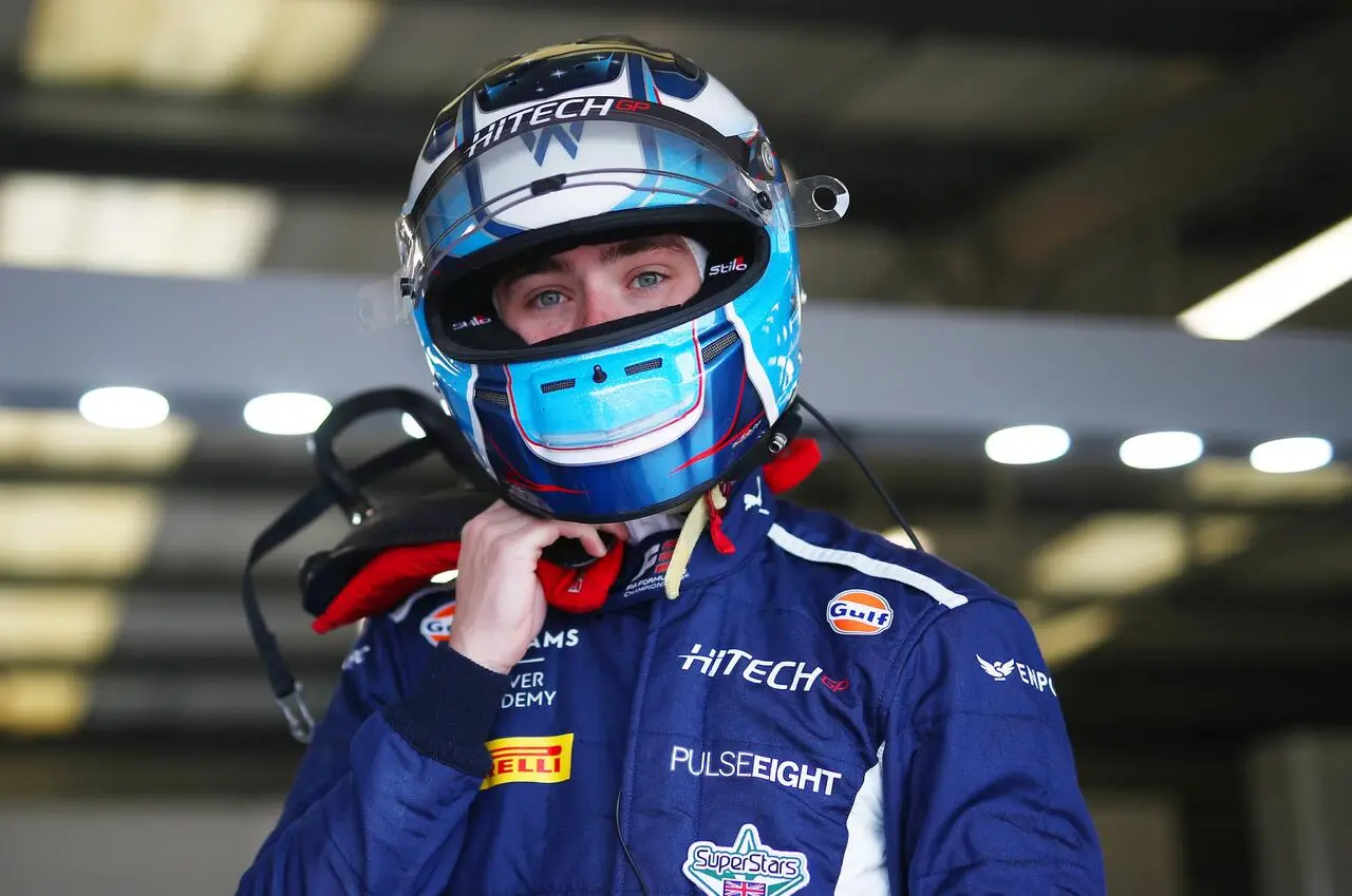 Luke Browning, poleman nelle qualifiche di F3 a Silverstone. © FIA F3