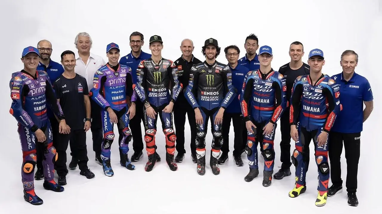 La squadra Yamaha 2025 al completo