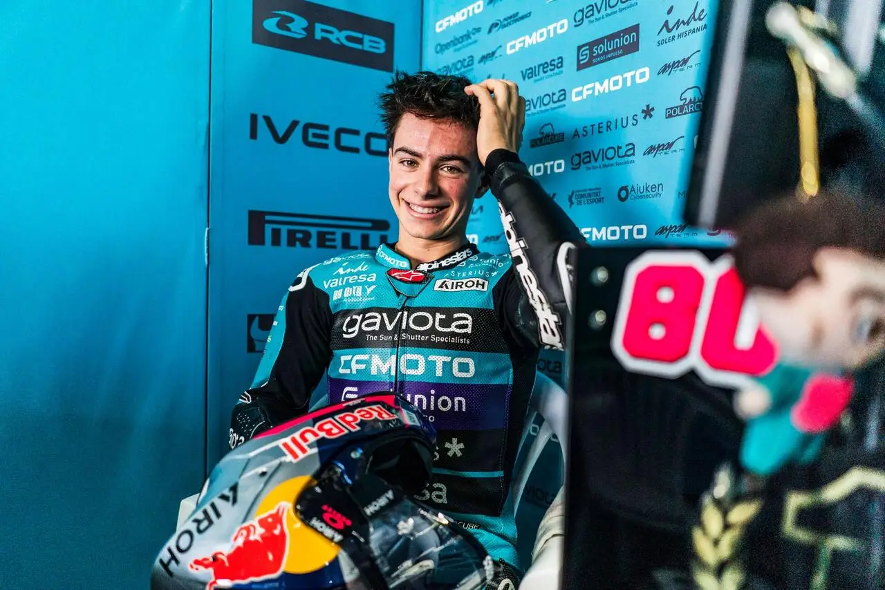 David Alonso, iridato Moto3 e pronto al salto in Moto2