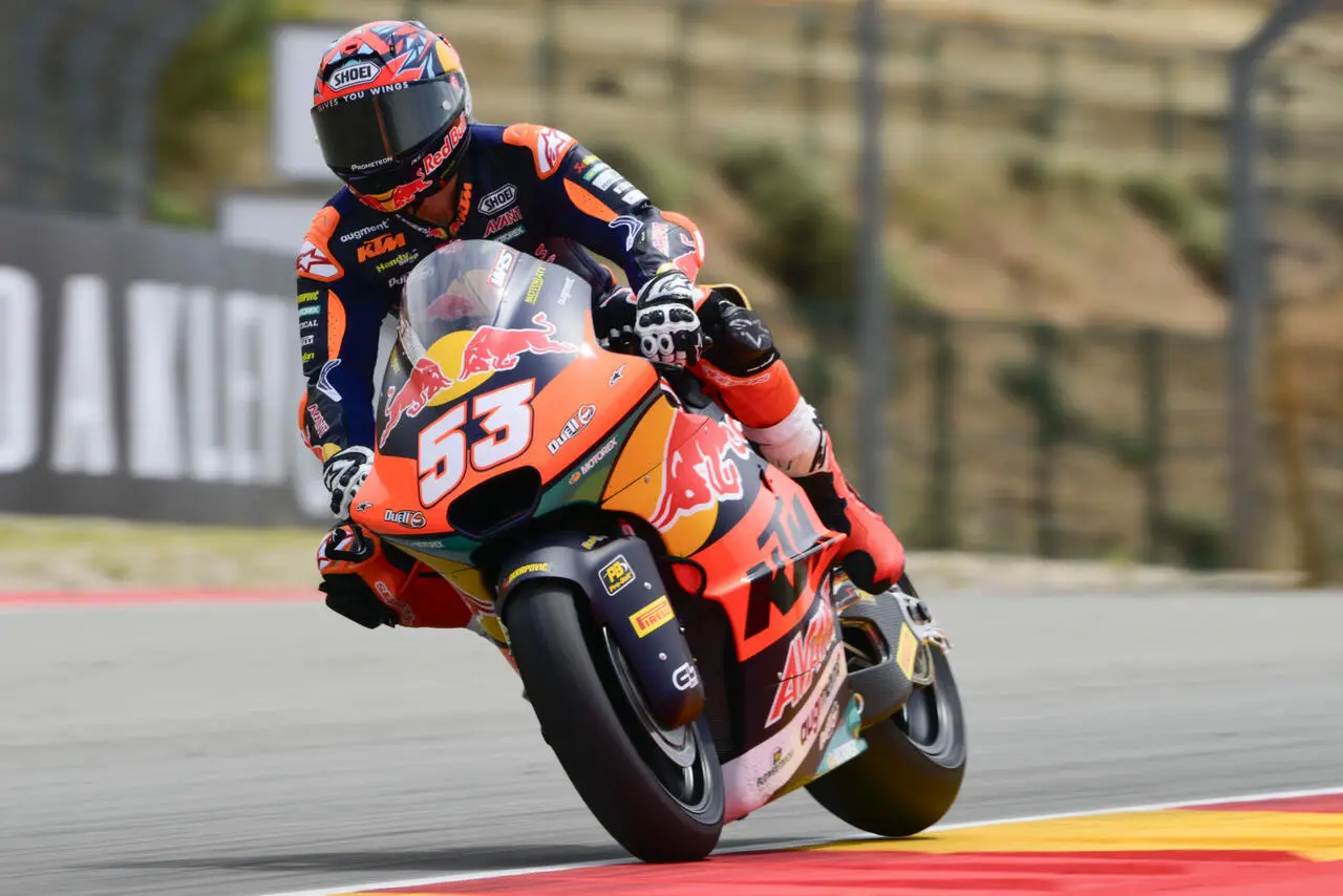 Deniz Öncü, che ad Aragón ha ottenuto la prima vittoria in Moto2