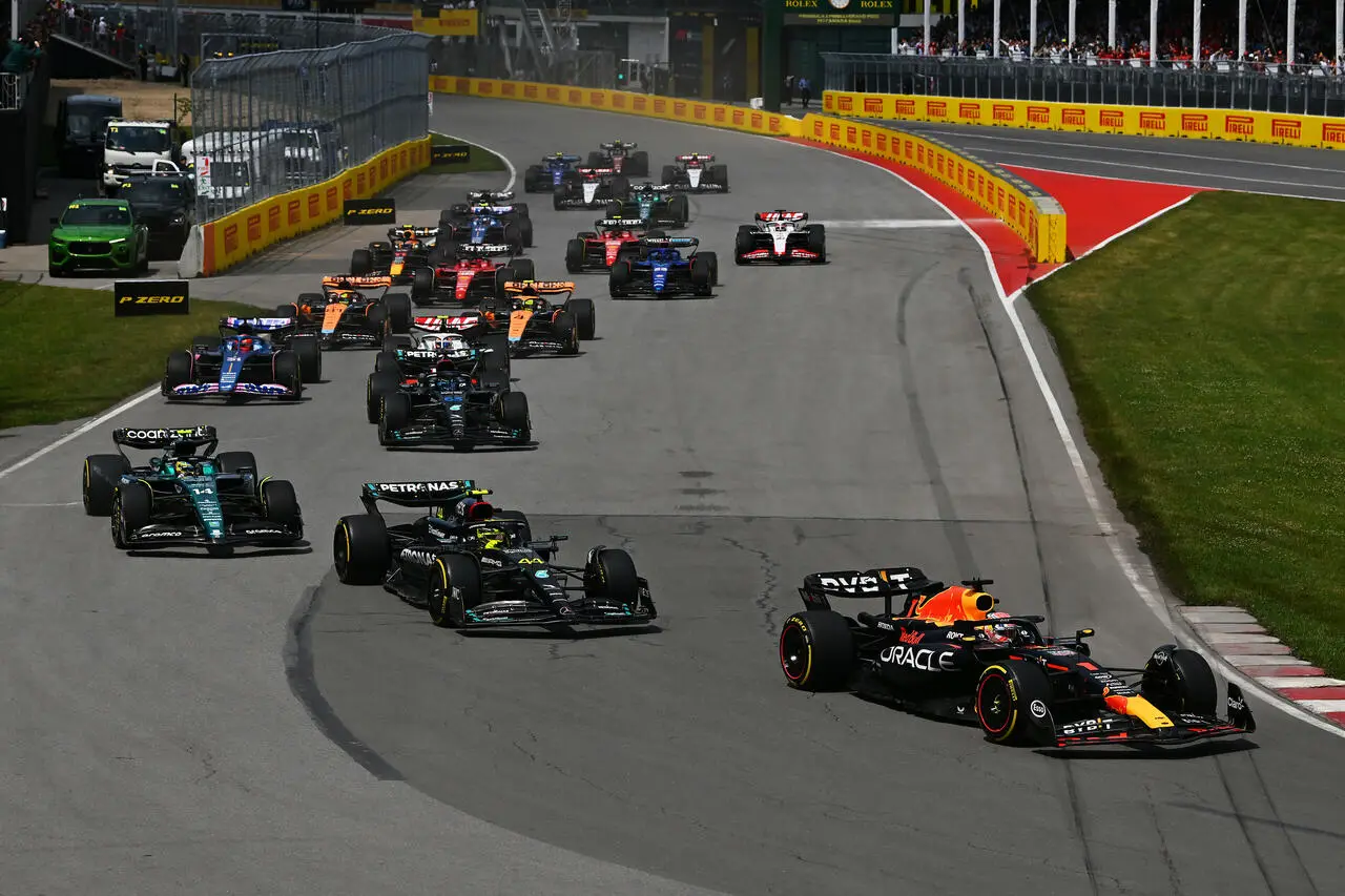 Lo start della passata edizione del GP del Canada