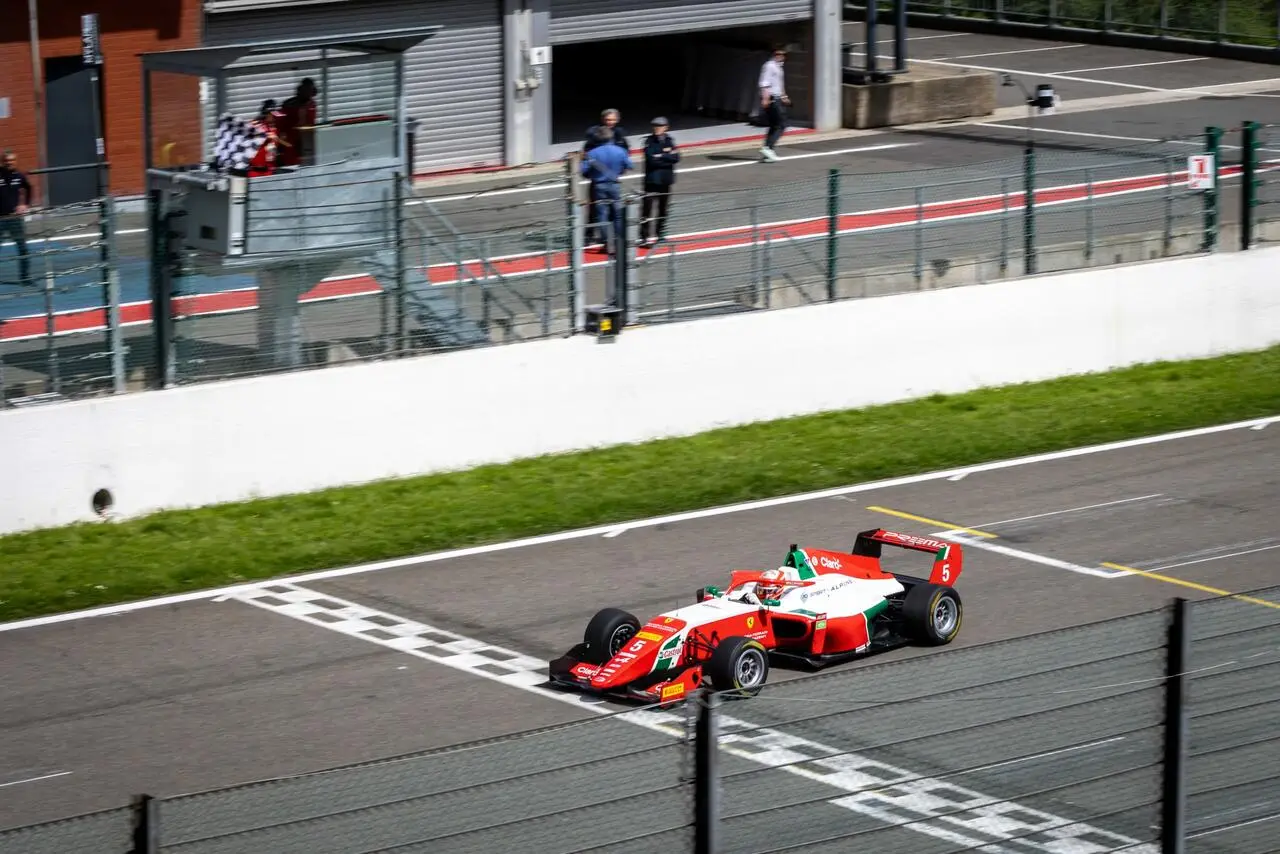 Spa-Francorchamps race 2 2024 Prema Racing Rafa Camara