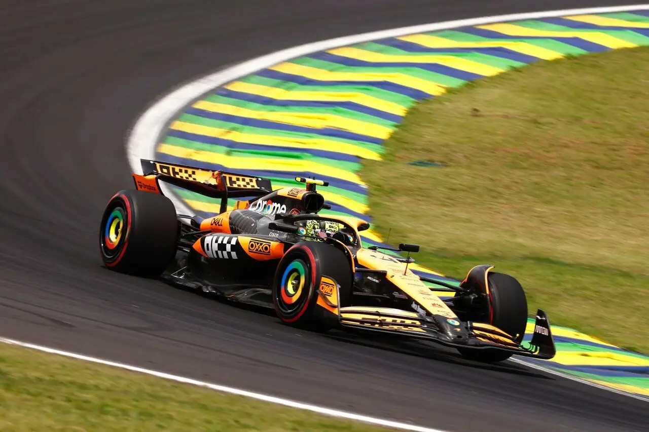 Lando Norris, vincitore della Sprint a Interlagos