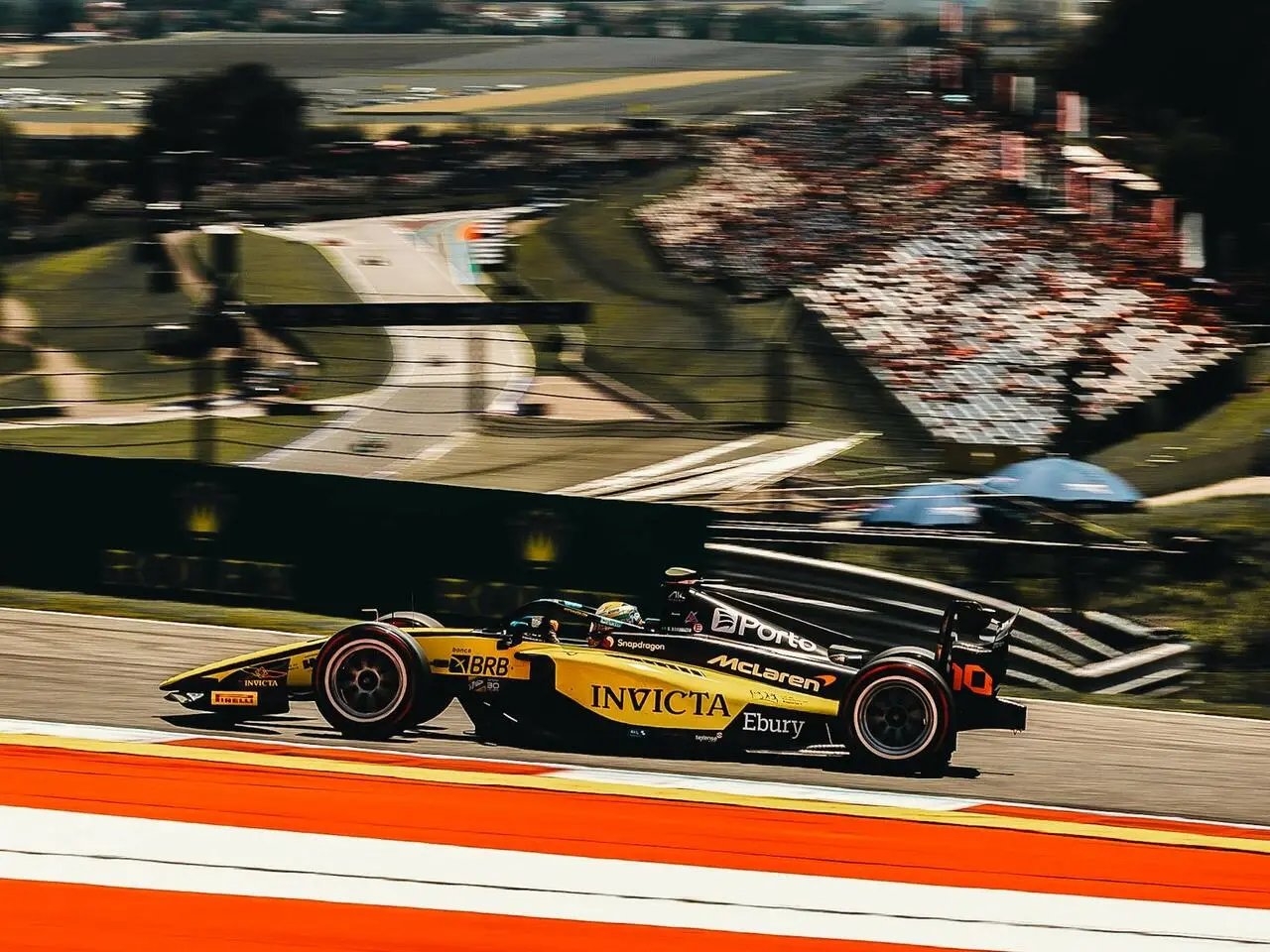 Gabriel Bortoleto, vincitore della Feature Race di F2 a Spielberg. © Invicta Racing