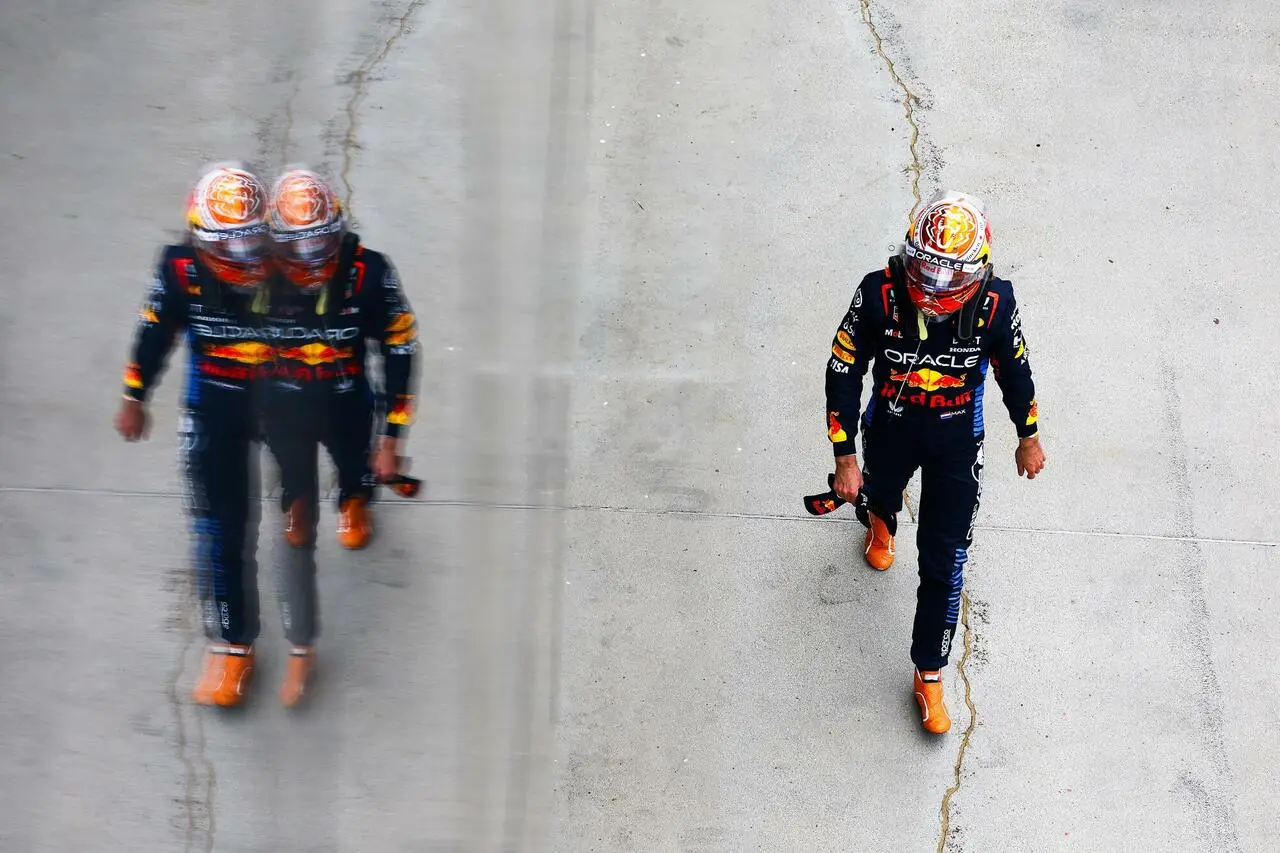 Max Verstappen e il suo riflesso