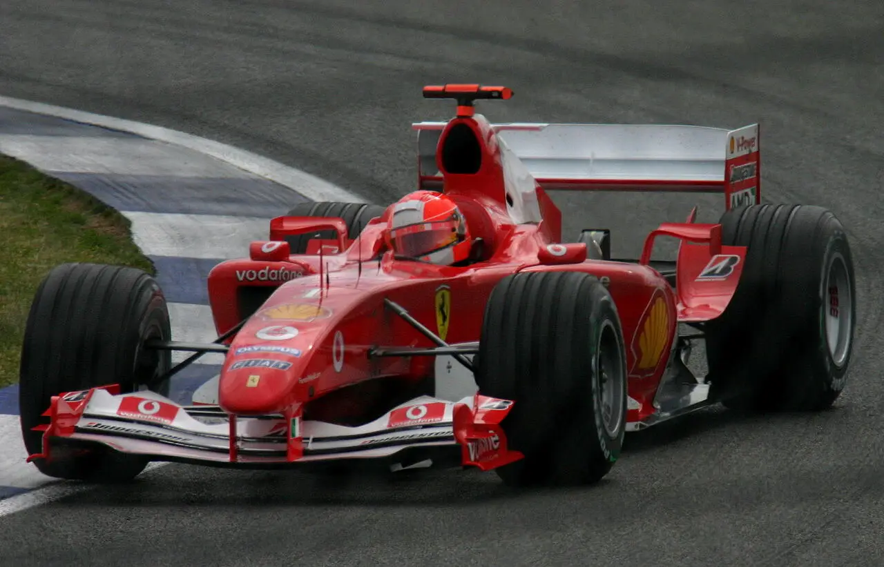 Schumacher F2004 No Tobacco Livery