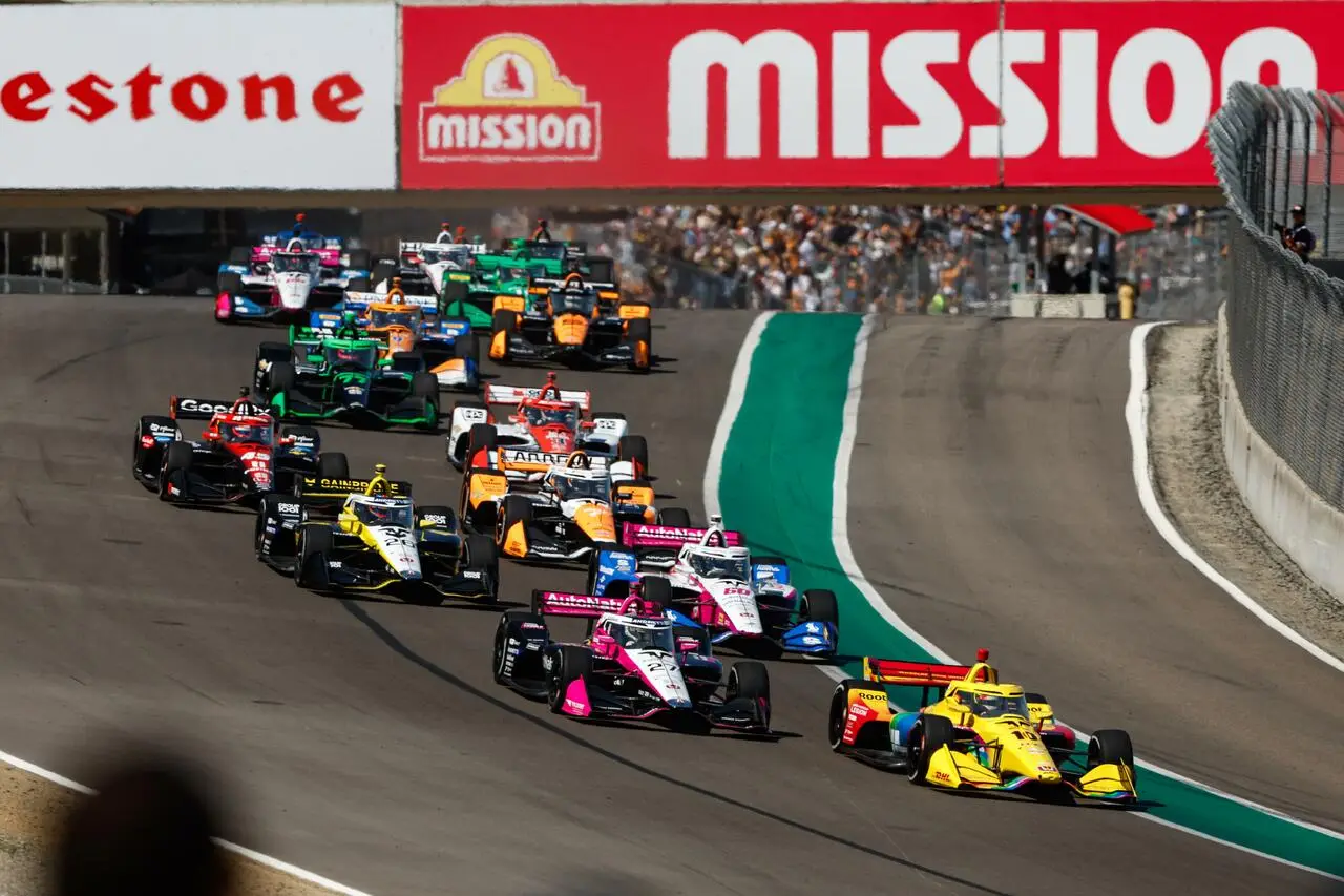 Lo start del Montery Grand Prix 2024