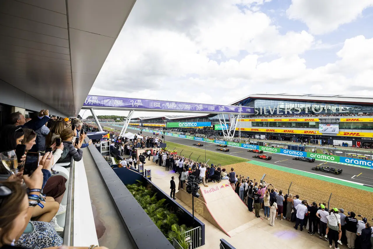 Lo start del GP di Gran Bretagna 2023