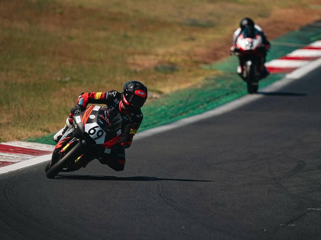 Marcos Ruda, vincitore di Gara 1 del CIV Moto3 a Misano