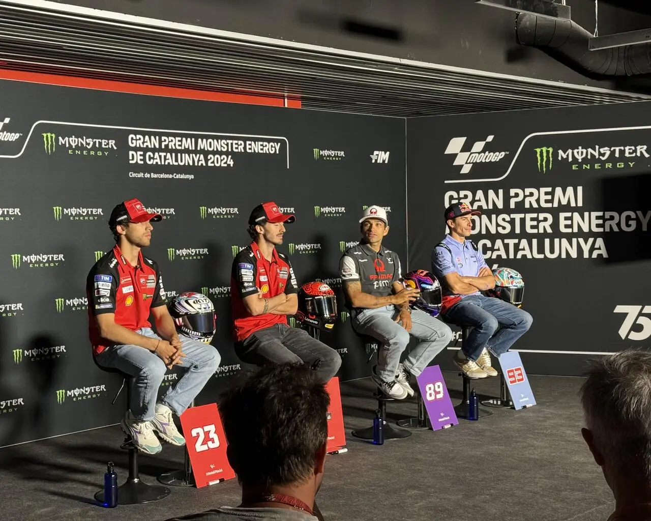 Live dalla sala stampa del Montmelò | Credits: LiveGP (Giorgia Guarnieri)