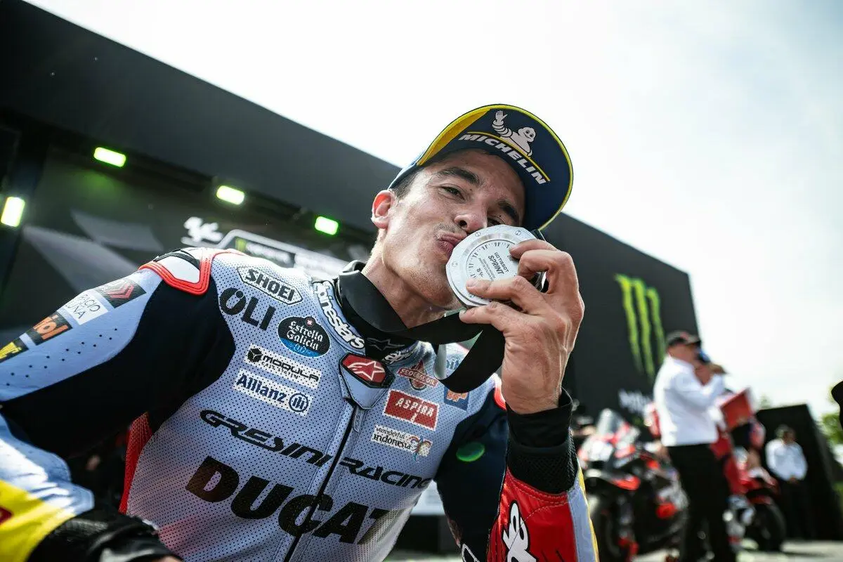 Marc Marquez, da quattordicesimo a secondo nella Sprint Race | Credits: Gresini Racing (via X)
