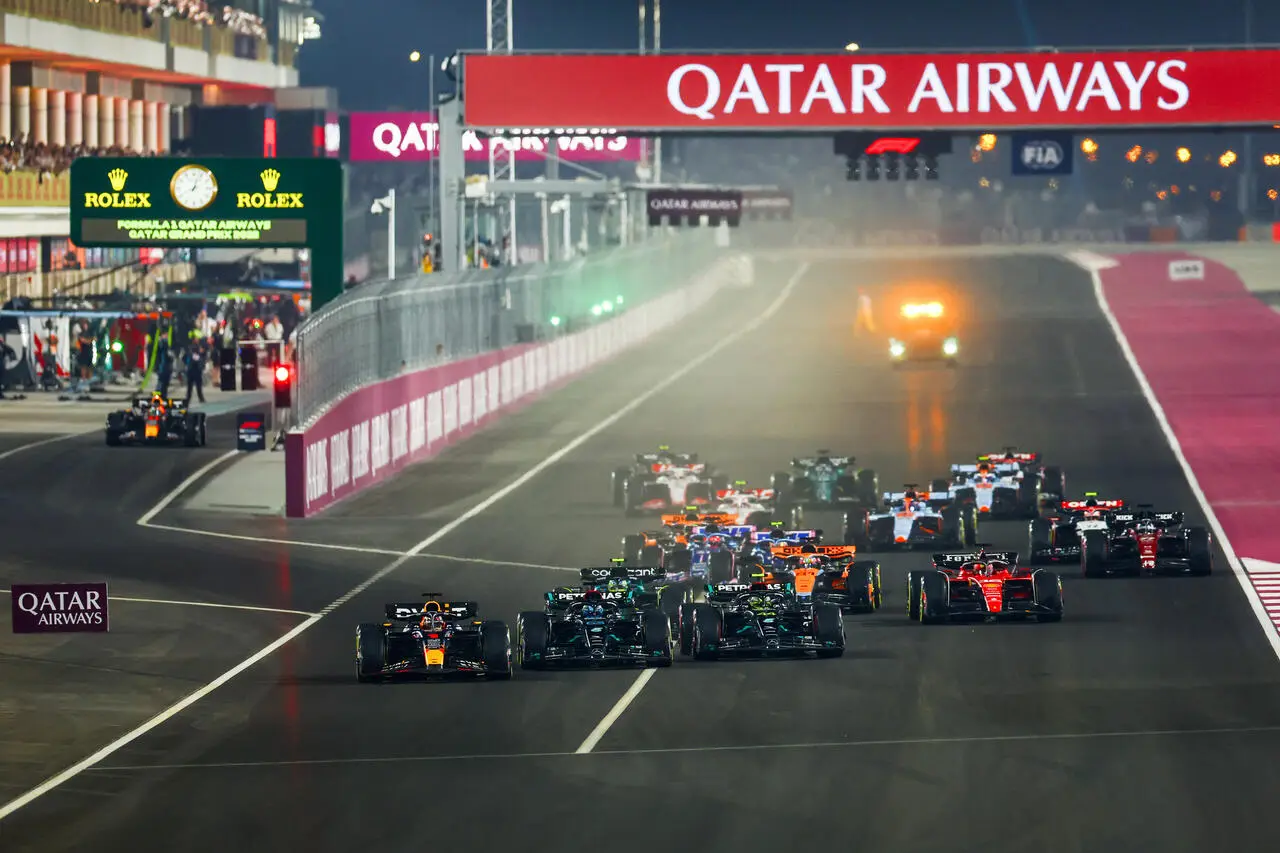 La partenza del GP del Qatar della passata stagione