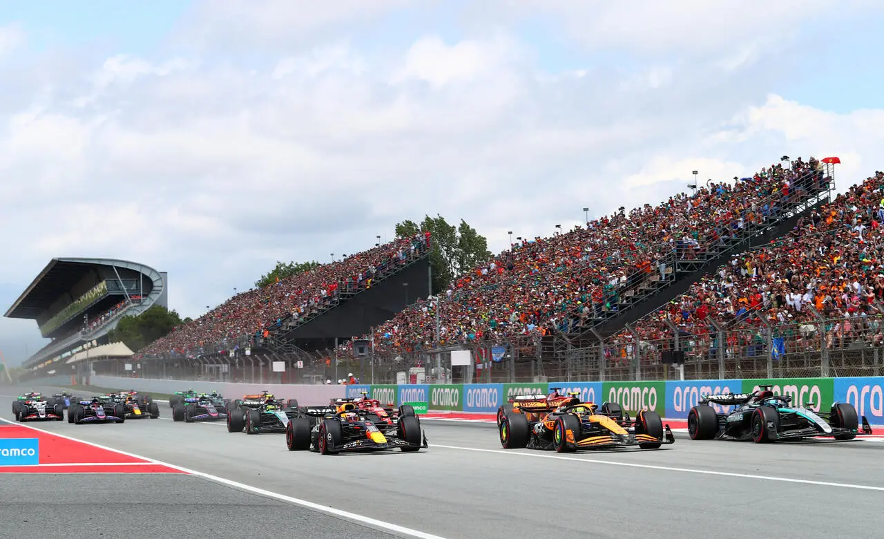 La partenza della scorsa edizione del Gran Premio di Spagna