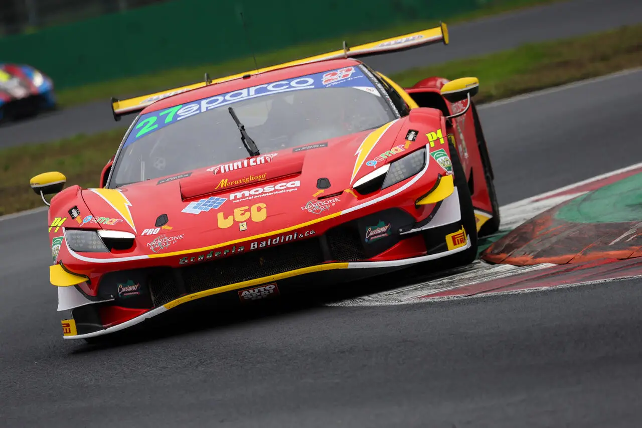 La Ferrari 296 GT3 della Scuderia Baldini, trionfatrice del GT Endurance