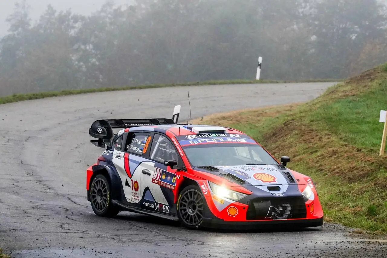 Ott Tanak WRC Central European Rally