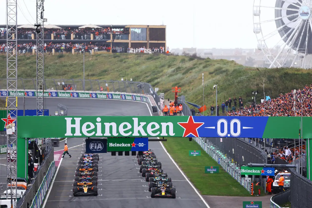 La griglia di partenza del GP d'Olanda 2023