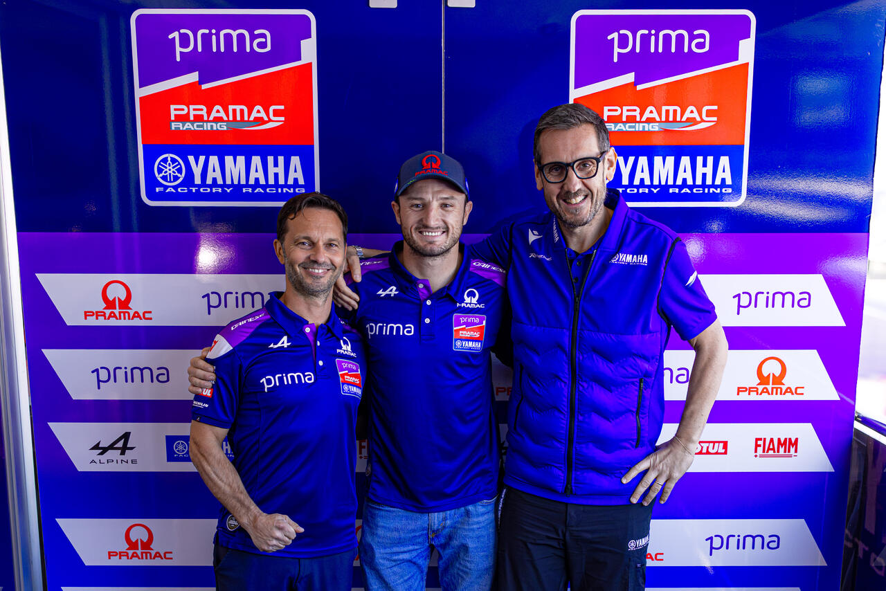 Da sinistra a destra: Gino Borsoi, Jack Miller e Paolo Pavesio