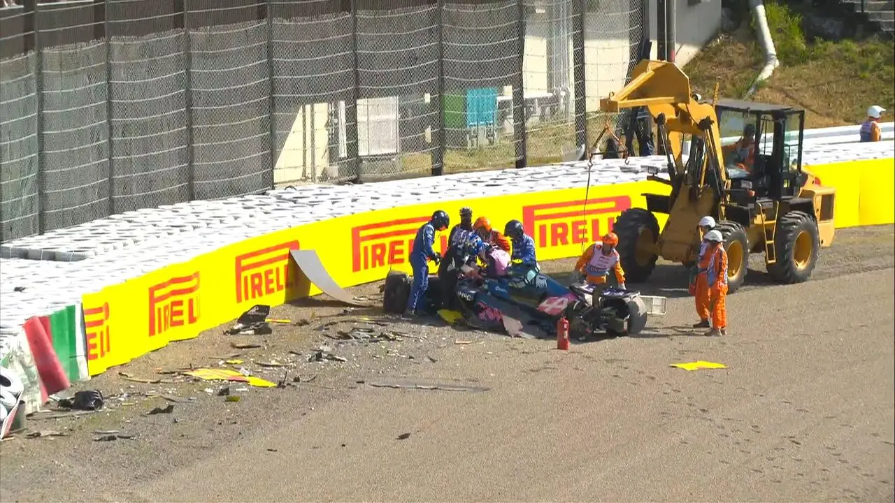 Jack Doohan a muro nel corso delle FP2