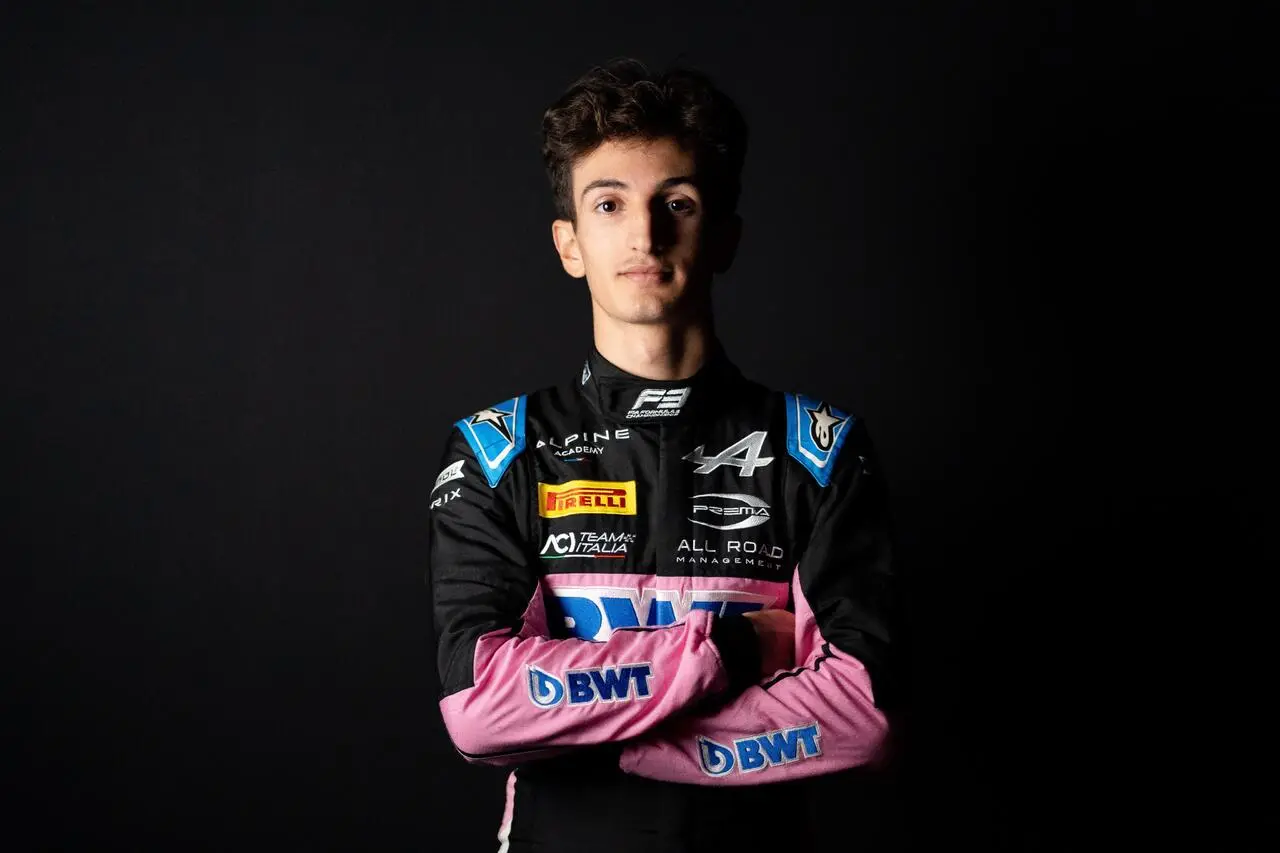 Gabriele Minì con Prema Racing in F2 a Baku