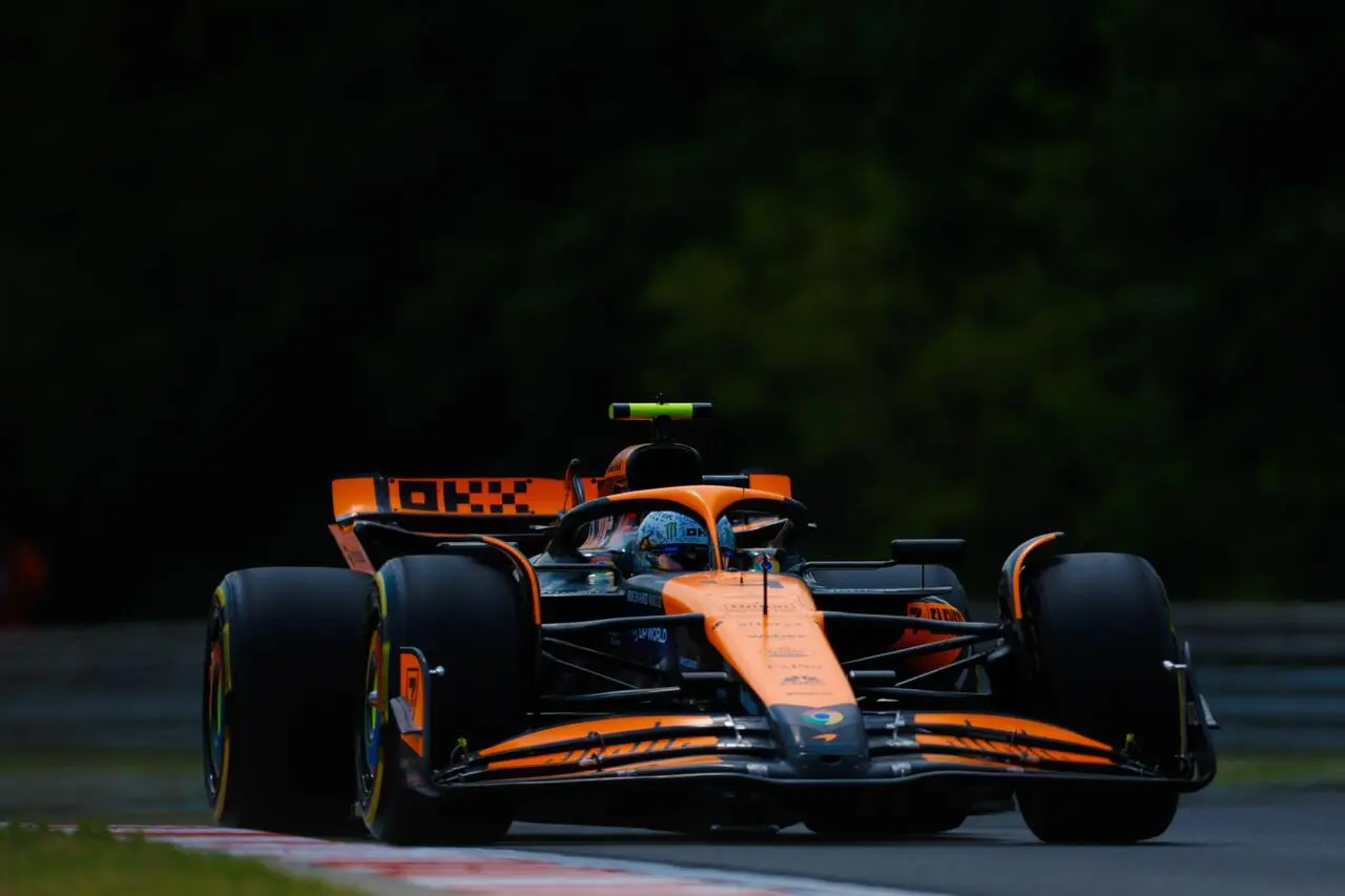 Lando Norris McLaren Budapest