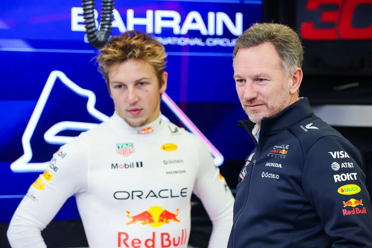 Liam Lawson e Christian Horner, una storia finita troppo presto.