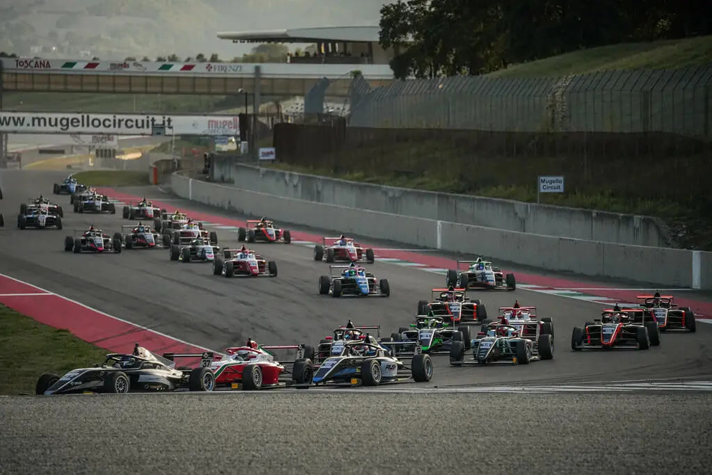 Mugello race start 2023 Italian F4