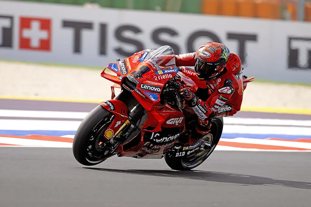 Francesco Bagnaia, leader del venerdì di Misano