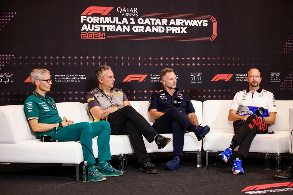 La press conference dei team principal GP Austria
