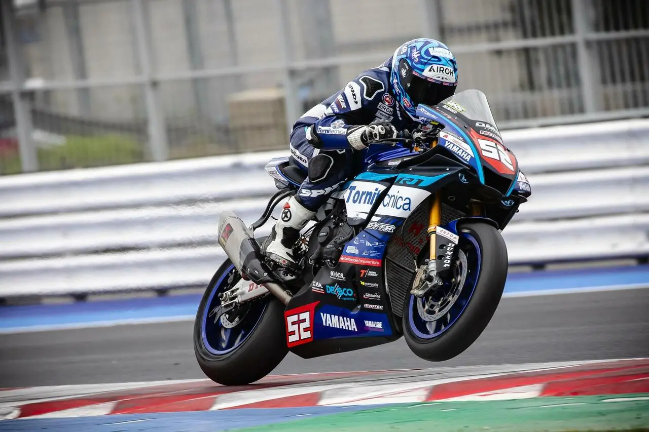 Alessandro Delbianco, leader del CIV Superbike con due vittorie a Misano