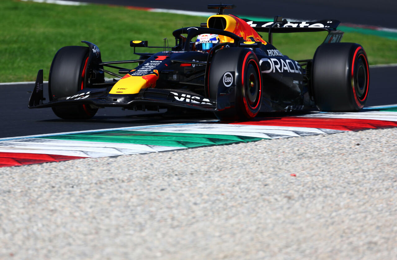 Max Verstappen, in pole a Monza