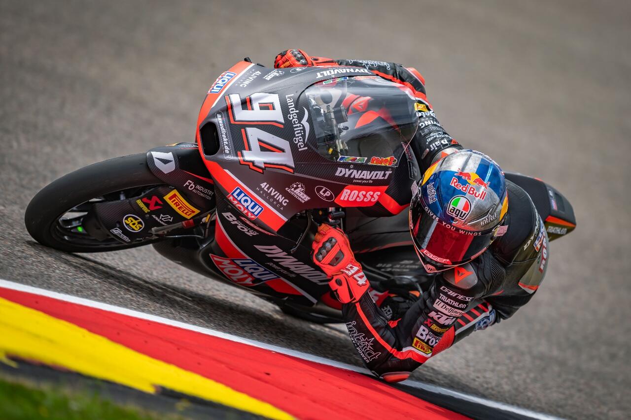 Guido Pini ha conquistato la prima pole di carriera a Brno