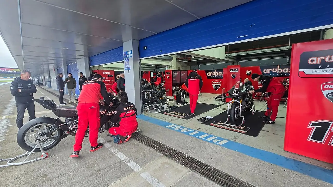 WorldSBK Jerez Test Day-1 Ducati 1